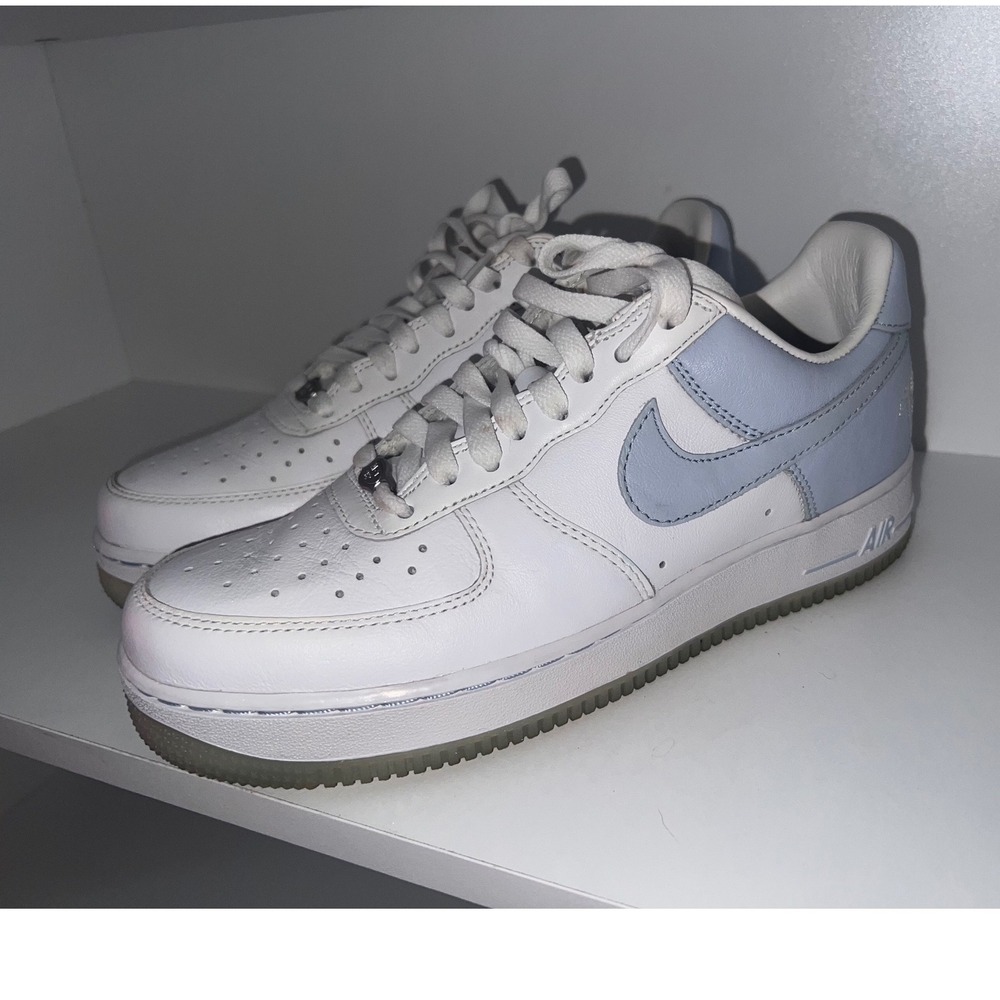 Nike Air Force 1 Low QS Terror Squad Loyalty White Blue Size 7.5 Mens, 9 Womens